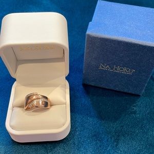 Effy 14K rose gold diamond ring